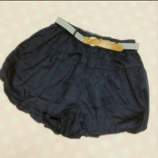 ベルト付きかぼちゃパンツ(ショートパンツ)