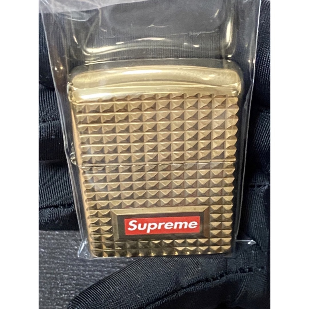 zippo supreme GOLD Diamond cut 2017年製