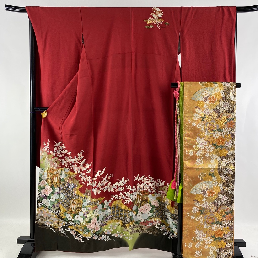 振袖 秀品 身丈161cm 裄丈68.5cm 正絹 【中古】の通販 by バイセル 振袖 秀品 身丈161cm 裄丈68.5cm 正絹 【中古】の通販 by バイセル