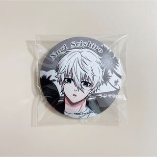 凪誠士郎 ふわふわ缶バッジ カラオケの鉄人 カラ鉄 コラボ ブルー