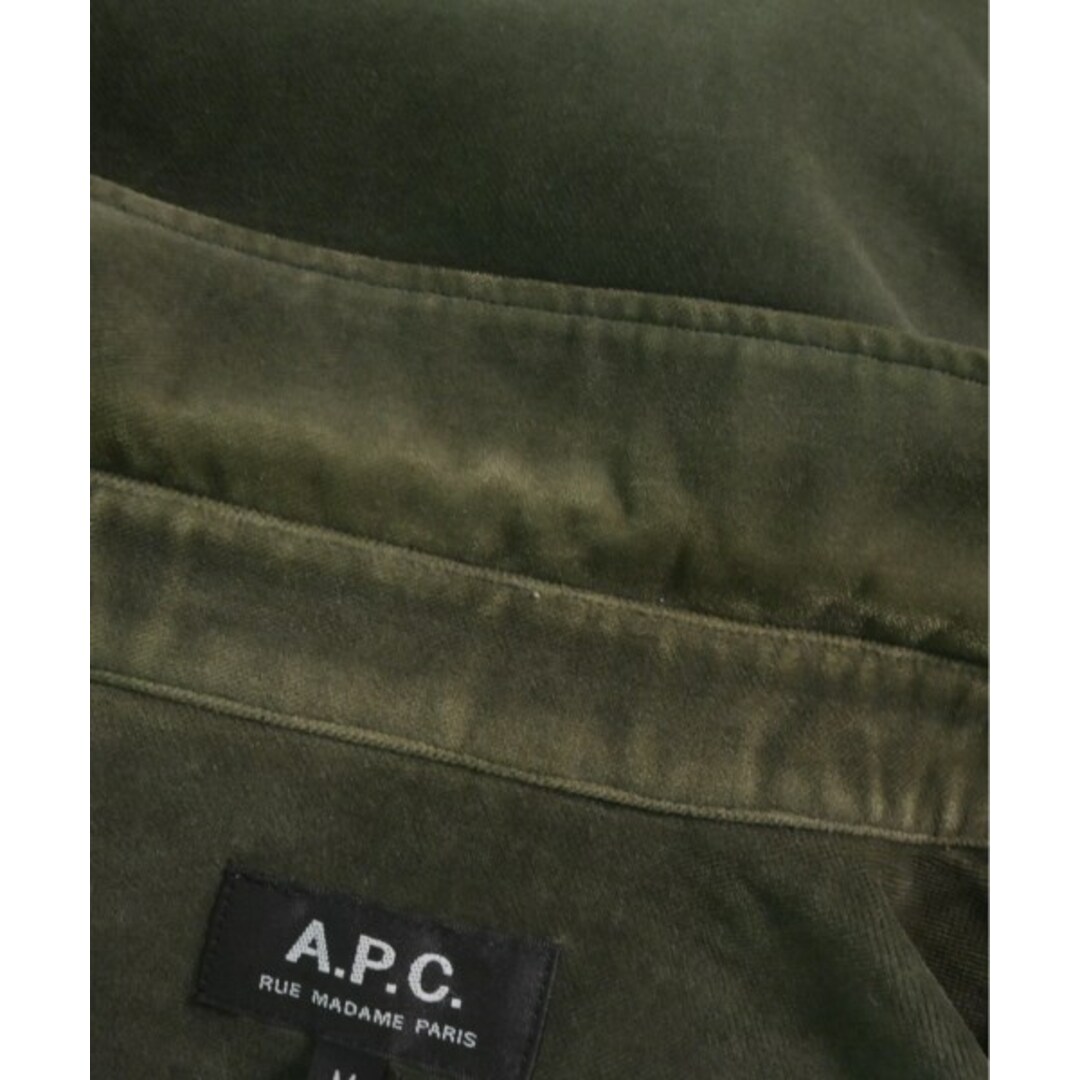 A.P.C. アーペーセー カジュアルシャツ M 緑系 5