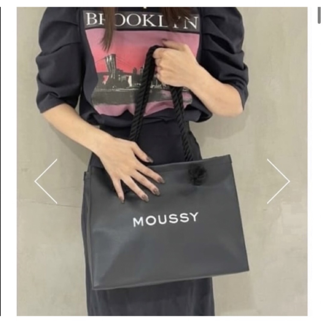 moussy(マウジー)のレザーver♡MOUSSY  F／L SHOPPER バッグ♡レザートートバッグ レディースのバッグ(トートバッグ)の商品写真