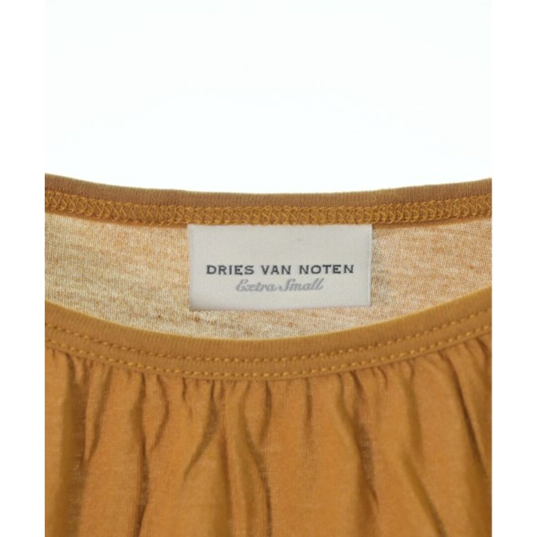 DRIES VAN NOTEN - DRIES VAN NOTEN ドリスヴァンノッテン ノースリーブ XS 茶系 【古着】【中古】