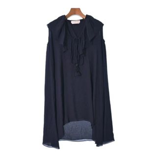 クロエ(Chloe)のChloe クロエ ワンピース 36(S位) 紺 【古着】【中古】(ひざ丈ワンピース)