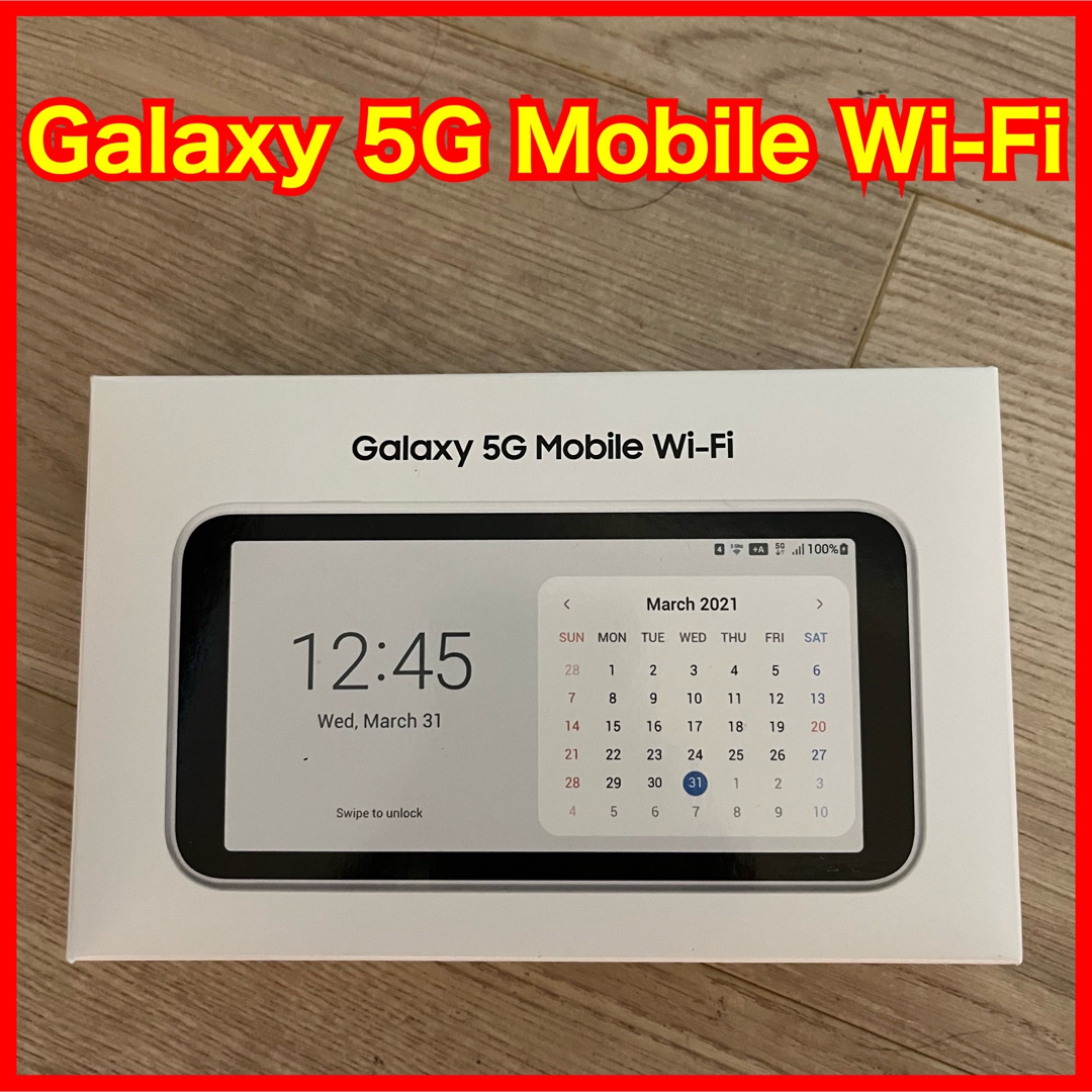 Galaxy 5G Mobile Wi-Fi SCR01SWU ホワイト