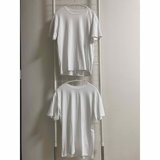 ユニクロ(UNIQLO)の【2枚セット】ユニクロ　エアリズムコットンTシャツ　サイズS(Tシャツ/カットソー(半袖/袖なし))