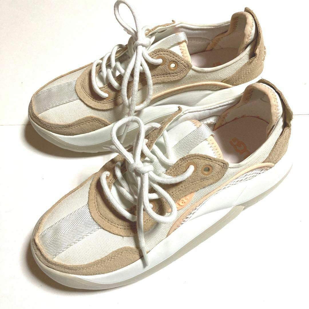 未使用 UGG LA CLOUD LOW アグ クラウド ロー スニーカー24㎝ www