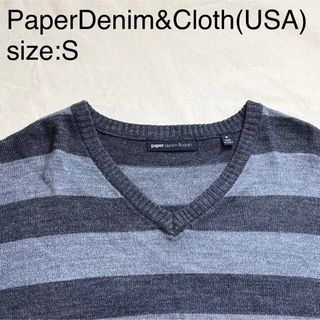 ペーパーデニムアンドクロス(Paper Denim & Croth)のPaperDenim&Cloth(USA)ビンテージボーダーニットセーター(ニット/セーター)