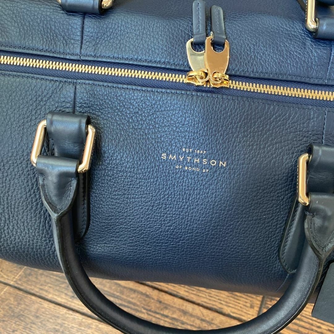 Smythson(スマイソン)の極美品 Smythsonスマイソン/BURLINGTON 2wayボストンバッグ メンズのバッグ(ボストンバッグ)の商品写真
