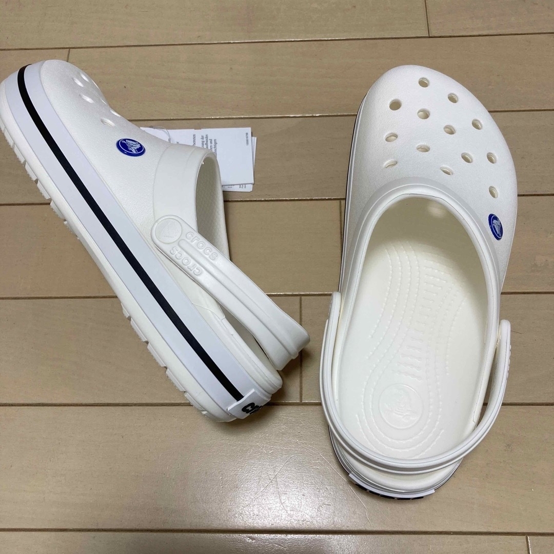 crocs(クロックス)の新品 27cm クロックス クロックバンド ホワイト メンズの靴/シューズ(サンダル)の商品写真