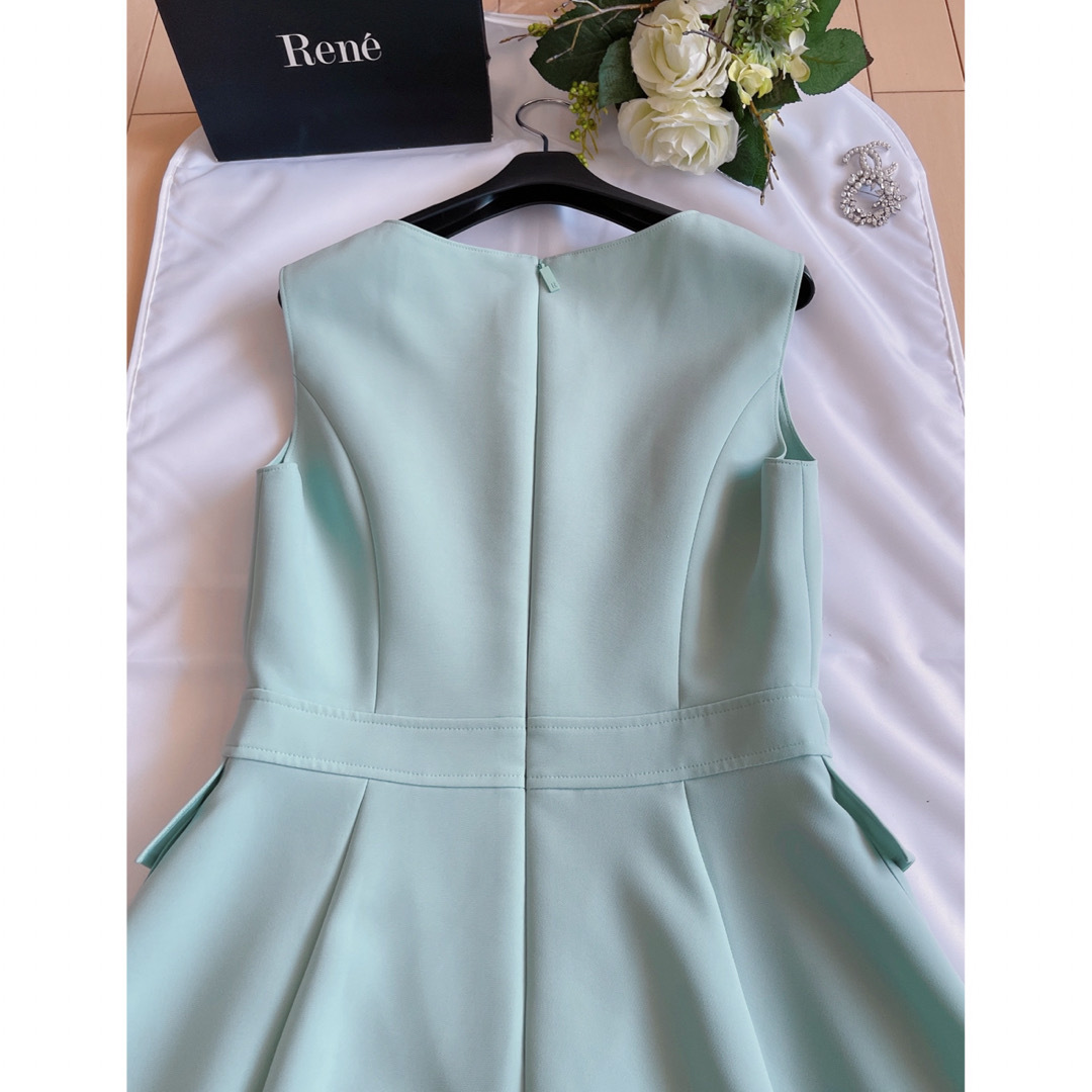 Rene 2022年お嬢様ワンピース36 極美品 foxey-