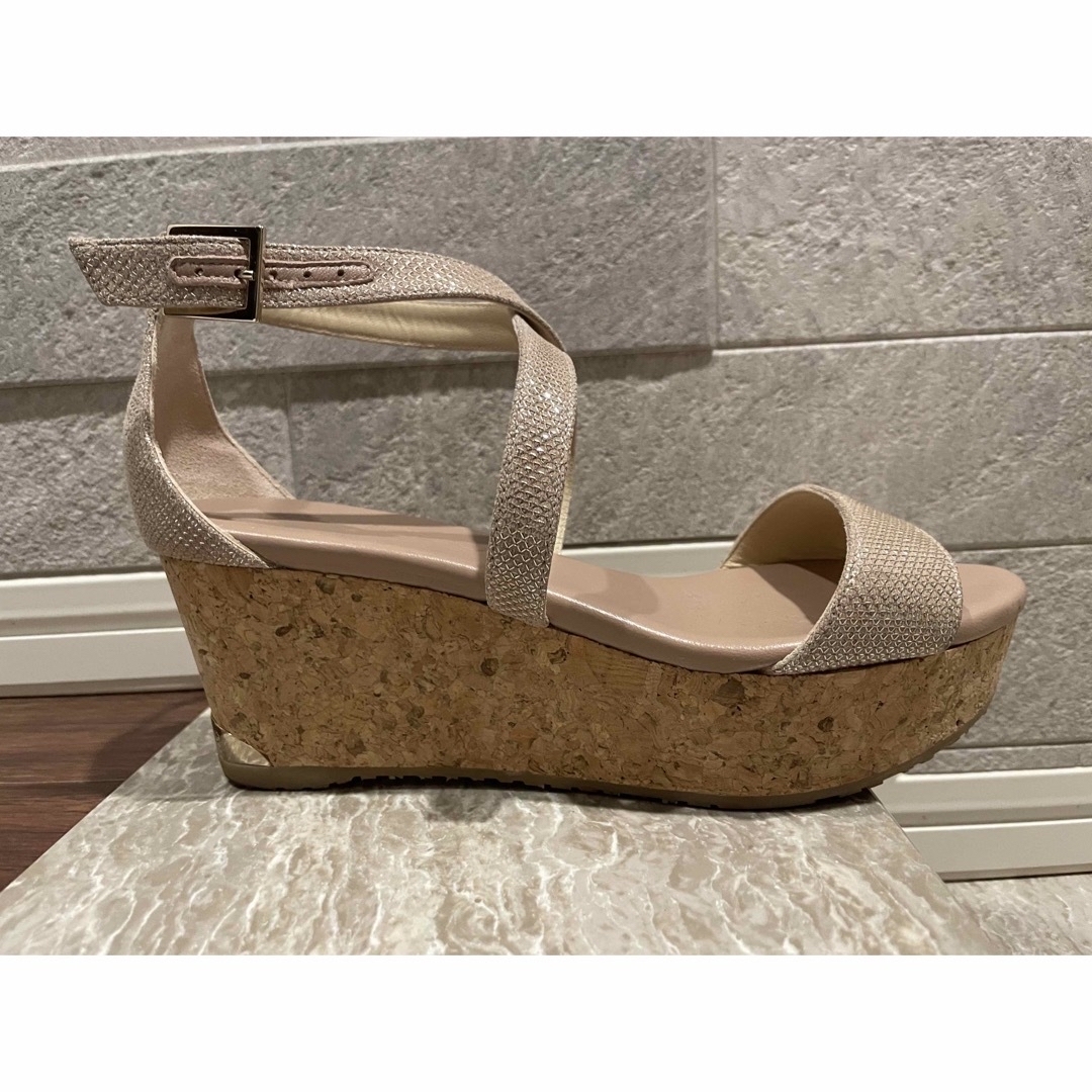 JIMMY CHOO - 美品 JIMMY CHOO ウェッジソールサンダルの通販 by