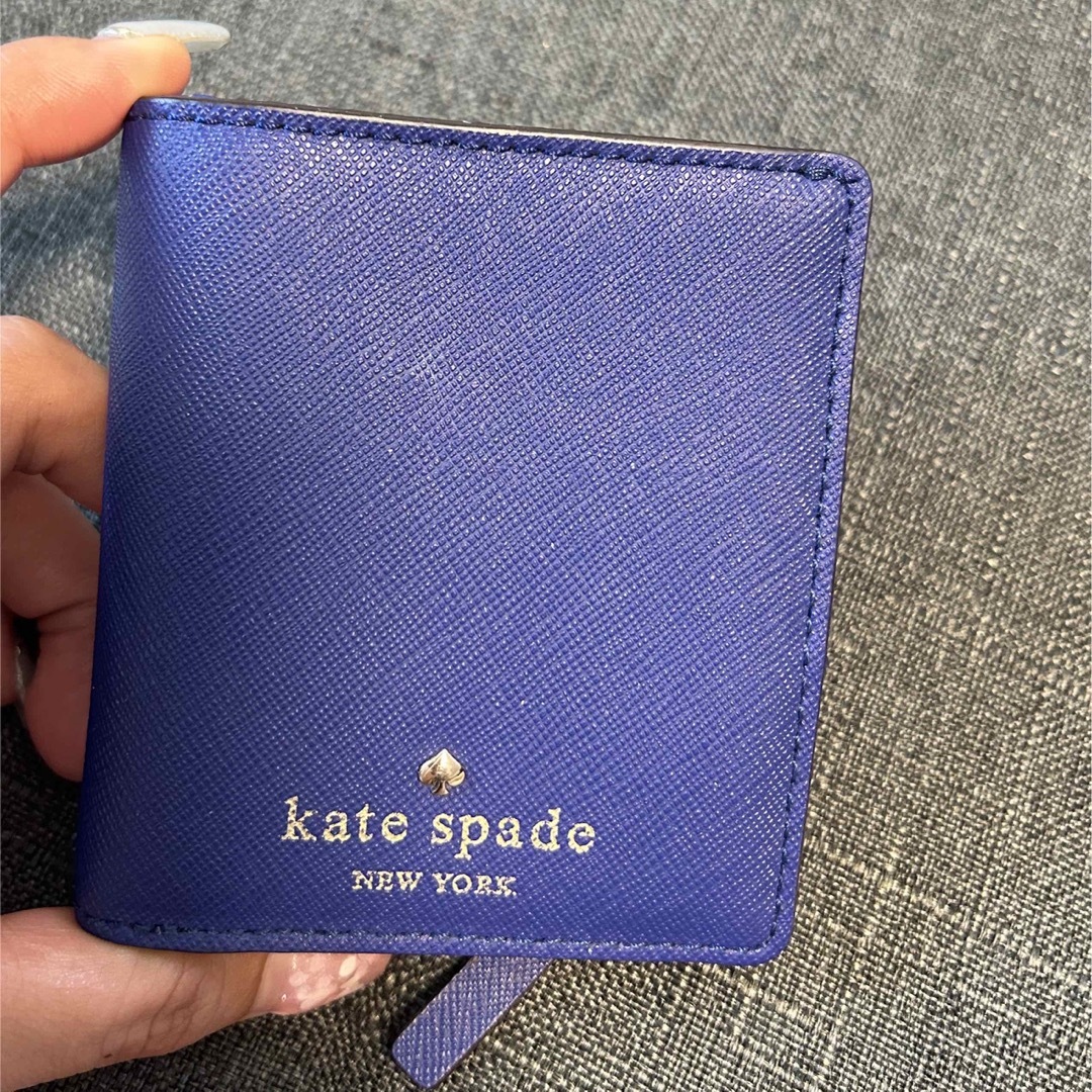 kate spade new york(ケイトスペードニューヨーク)のケイトスペード　ミニ　財布　ネイビー　Kate spade レディースのファッション小物(財布)の商品写真