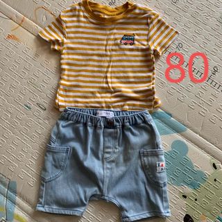 ザラ(ZARA)のZARA  BABY  半袖 半ズボン セット　80(Ｔシャツ)