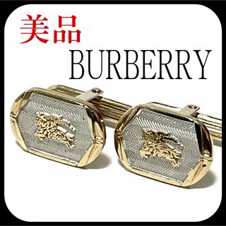 定番通販】 □美品□BURBERRY バーバリー ブランドロゴ カフリンクス