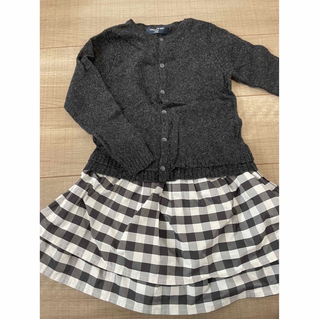 COMME CA ISM(コムサイズム)のコムサ　カーディガン　110※単品 キッズ/ベビー/マタニティのキッズ服女の子用(90cm~)(カーディガン)の商品写真