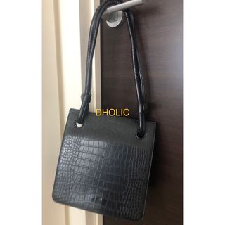 ディーホリック(dholic)のDHOLIC ショルダーバッグ　クロコ型押し(ショルダーバッグ)