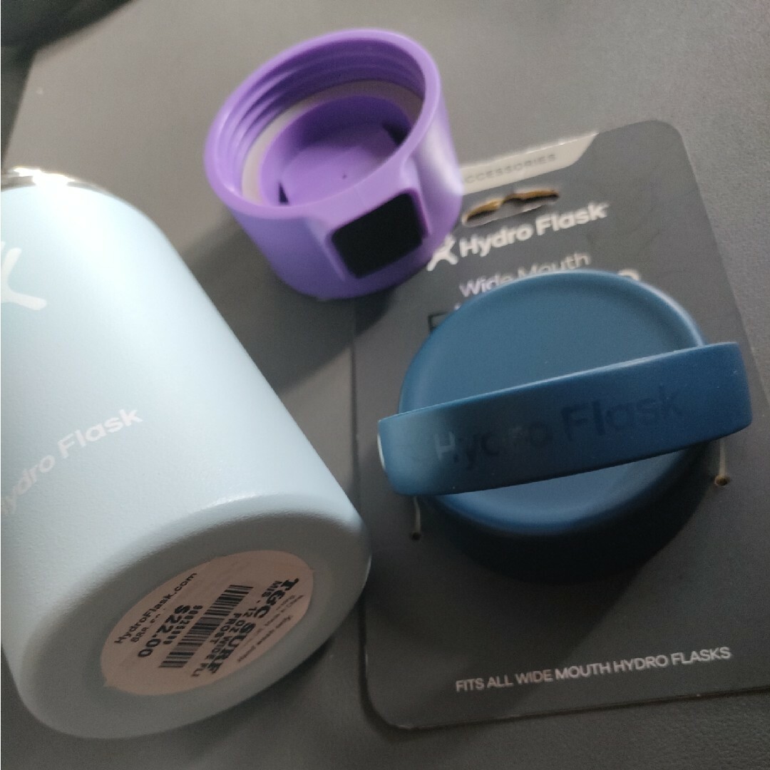 HydroFlask(ハイドロフラスク)の新品 hydro flask 3点セット ハイドロフラスク flex cap インテリア/住まい/日用品のキッチン/食器(タンブラー)の商品写真