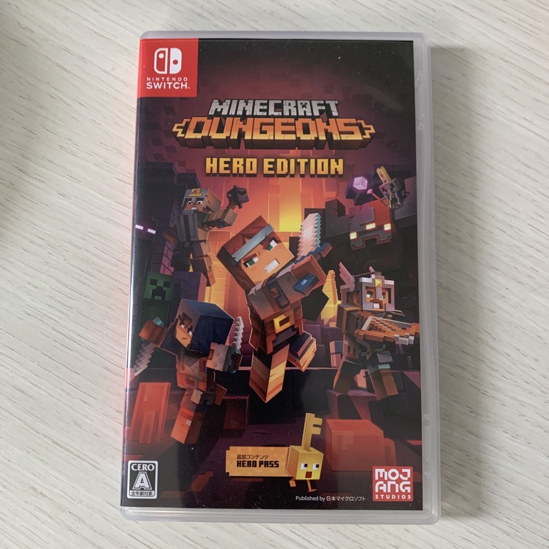 Minecraft Dungeons Hero Edition Switch エンタメ/ホビーのゲームソフト/ゲーム機本体(家庭用ゲームソフト)の商品写真