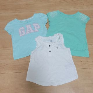 ベビーギャップ(babyGAP)のbabyGap まとめ売り 80cm 夏物 トップス 女の子 半袖(Ｔシャツ)