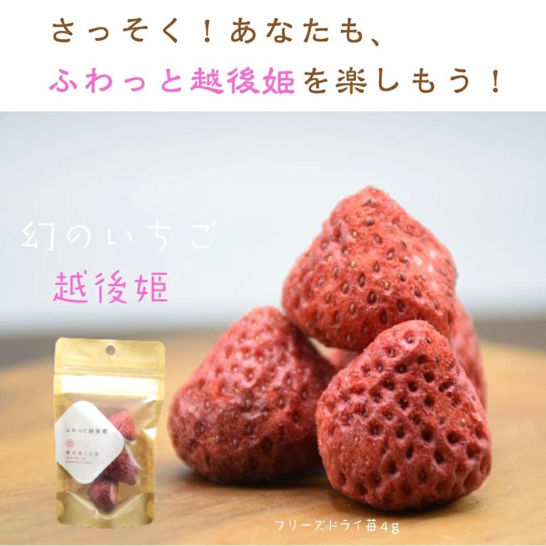 おまけ付き妊婦さんのおやつに無添加フリーズドライふわっと越後姫4g×２0袋 食品/飲料/酒の食品(フルーツ)の商品写真