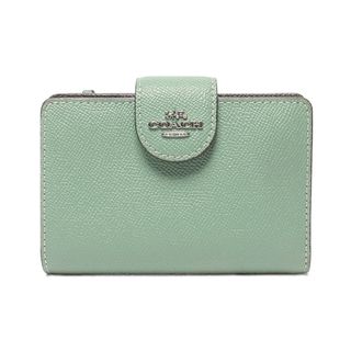 【新品】COACH コーチ 二つ折り財布 グリーン