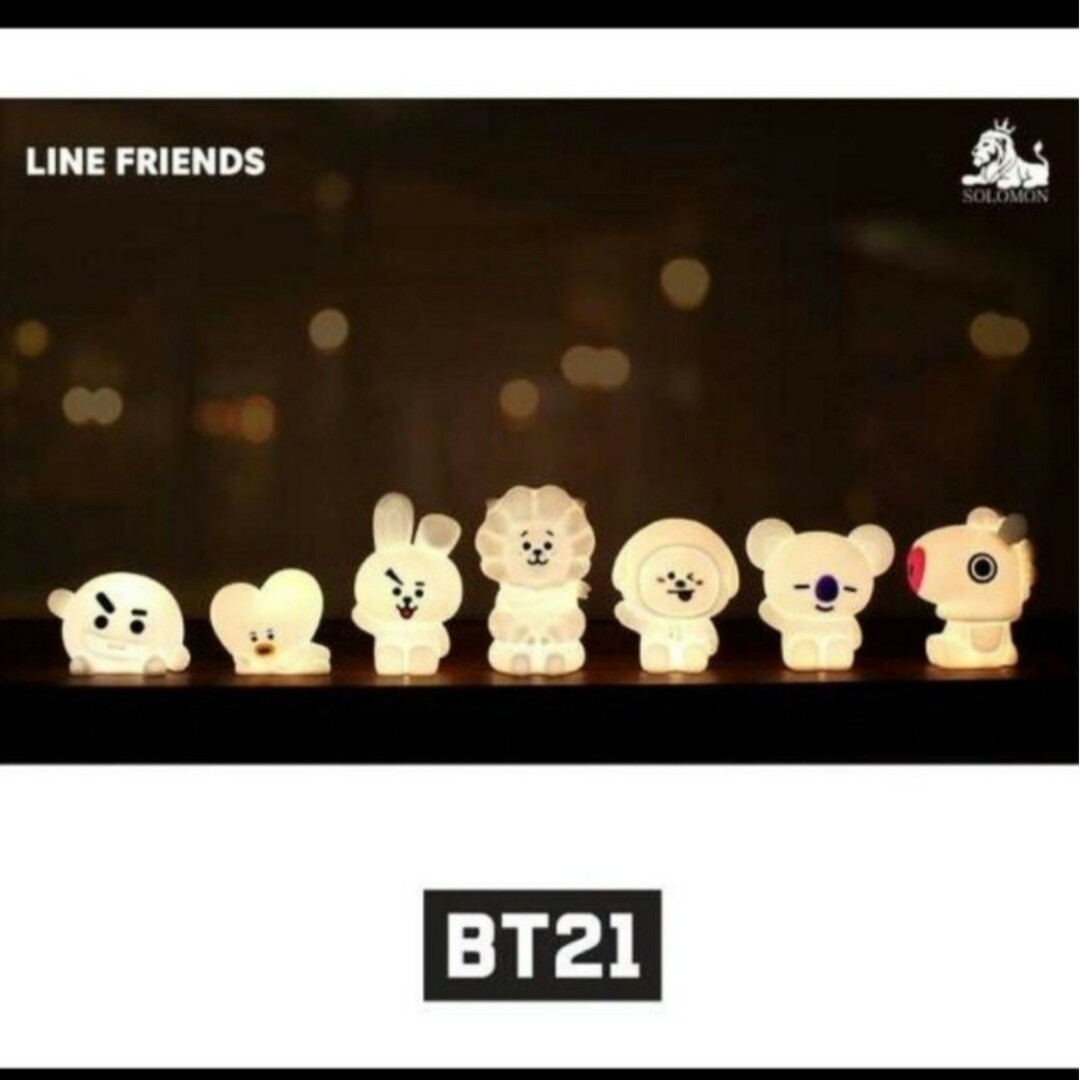 BT21(ビーティーイシビル)のBT21 LED ムードランプ エンタメ/ホビーのおもちゃ/ぬいぐるみ(キャラクターグッズ)の商品写真