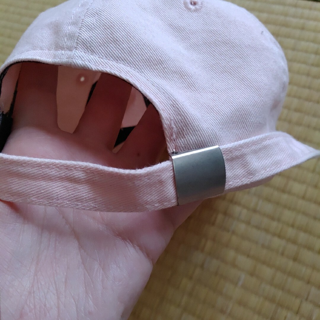 くすみピンク キャップ 帽子 レディースの帽子(キャップ)の商品写真
