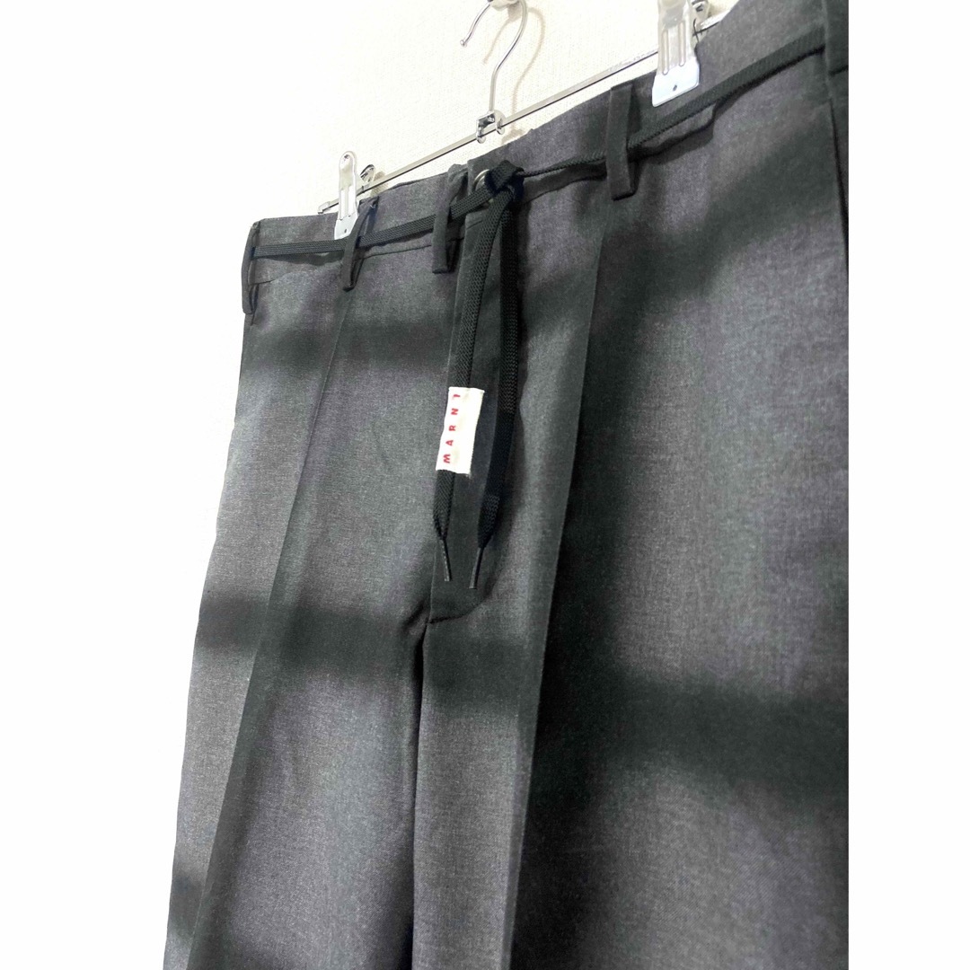新作格安】 Marni - マルニ スプレーチェック トロピカルウール パンツ