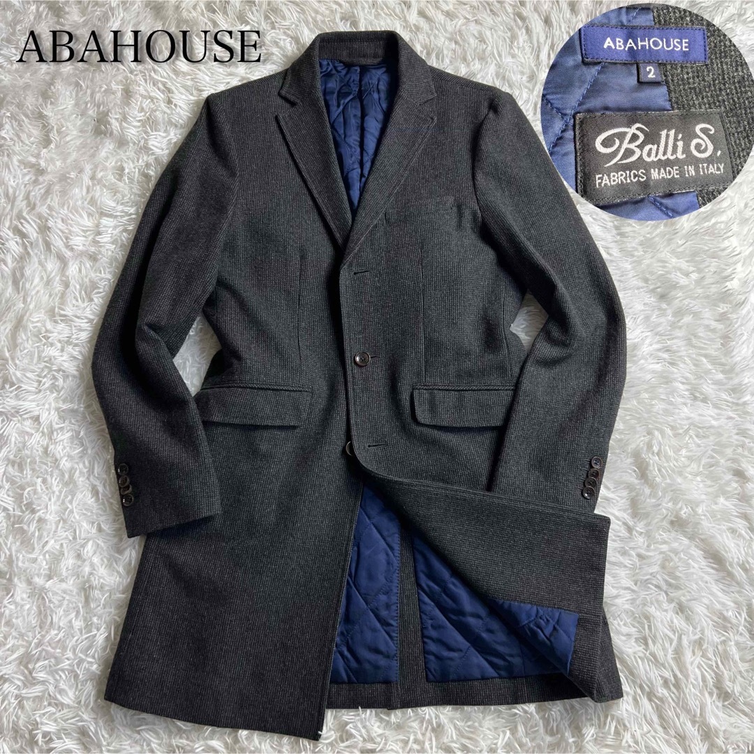 ABAHOUSE アバハウス　チェスターコート　メンズ　Mサイズ　美品