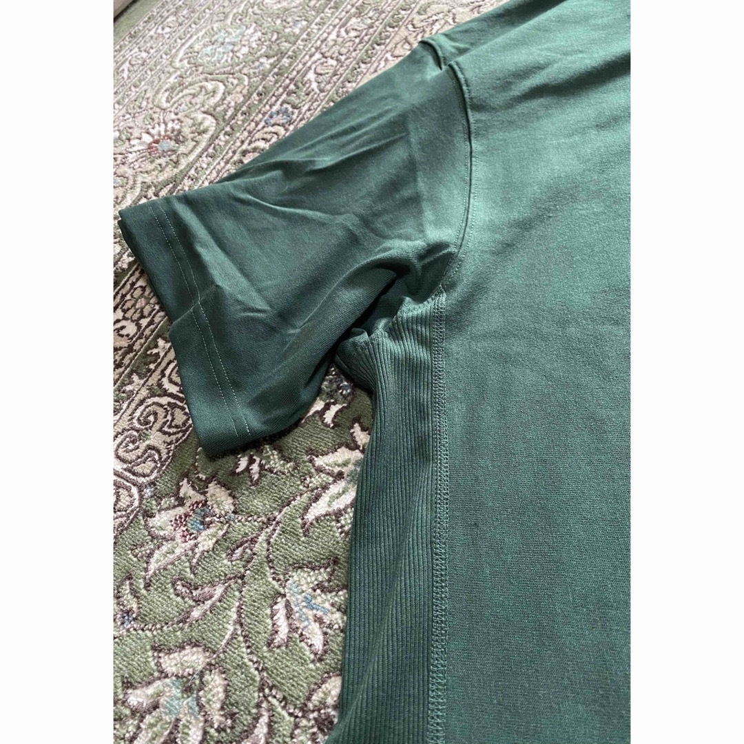 GU(ジーユー)のGU スウェTパーカ ( 5分袖 ) DARK GREEN 3XL MEN  メンズのトップス(Tシャツ/カットソー(半袖/袖なし))の商品写真