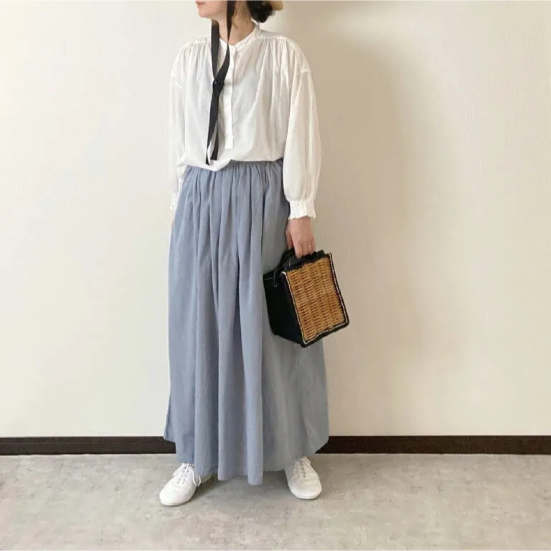 無印 フレンチスリーブブラウスとマキシスカート その他 | print4good
