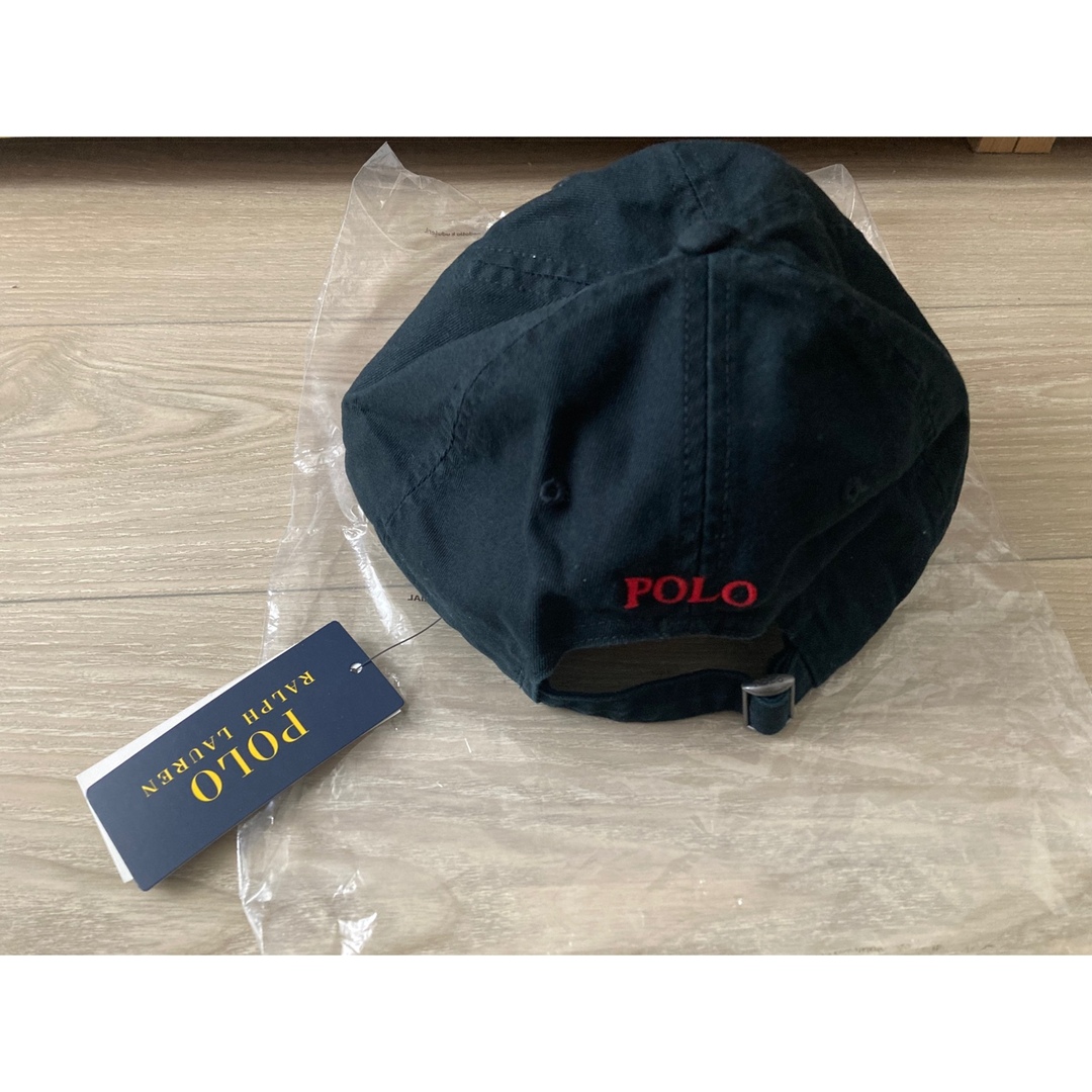 POLO RALPH LAUREN(ポロラルフローレン)の【未使用品品】ポロラルフローレン　キャップ　ブラック メンズの帽子(キャップ)の商品写真