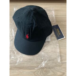 ポロラルフローレン(POLO RALPH LAUREN)の【未使用品品】ポロラルフローレン　キャップ　ブラック(キャップ)