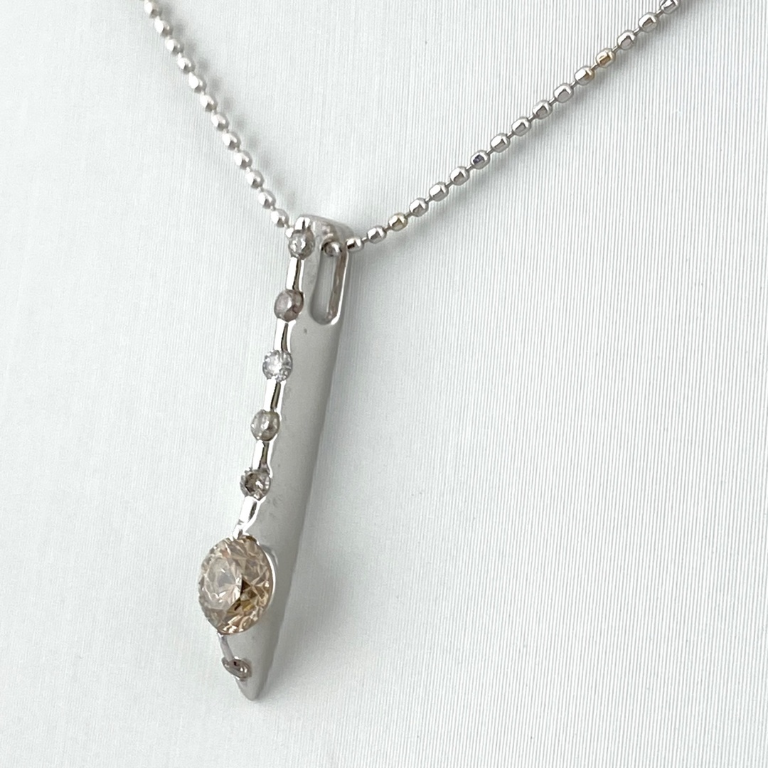 セール専門店 ダイヤモンド デザインネックレス WG 【中古