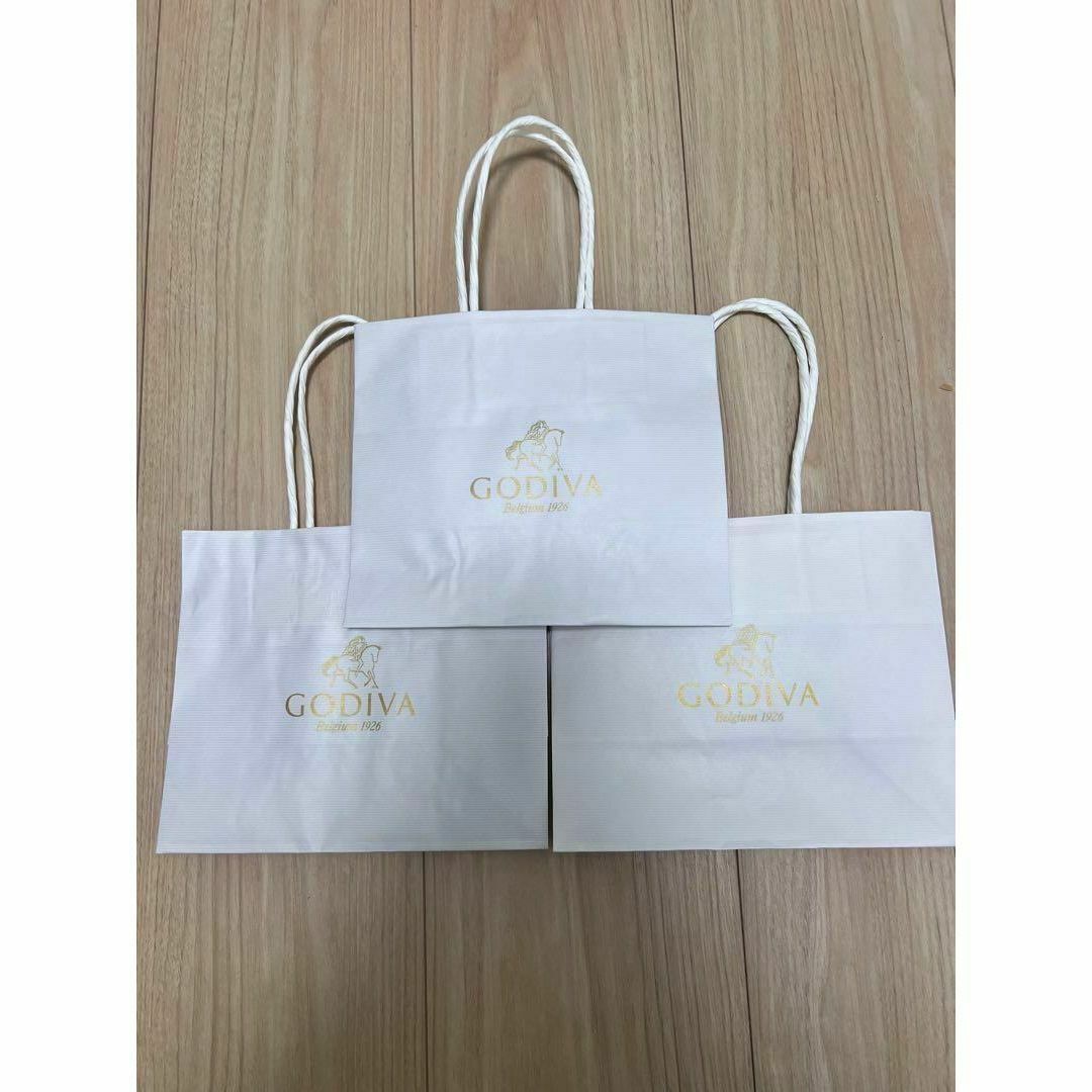 GODIVA(ゴディバ)のゴディバ GODIVA 紙袋 ショップ袋 手提げ袋 食品/飲料/酒の食品/飲料/酒 その他(その他)の商品写真