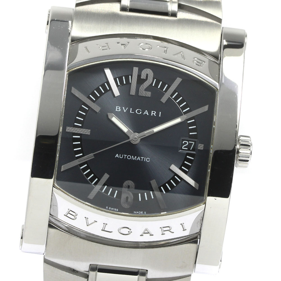 ブルガリ BVLGARI AA48S アショーマ デイト 自動巻き メンズ _751448