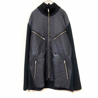 イッセイミヤケ(ISSEY MIYAKE)のイッセイミヤケ　レディース　キルティング　ニット　ドッキング　ジップブルゾン(ニット/セーター)