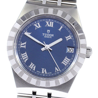 チュードル(Tudor)のチュードル TUDOR 28400 ロイヤル デイト 自動巻き ボーイズ 極美品 箱・保証書付き_762311【ev10】(腕時計(アナログ))