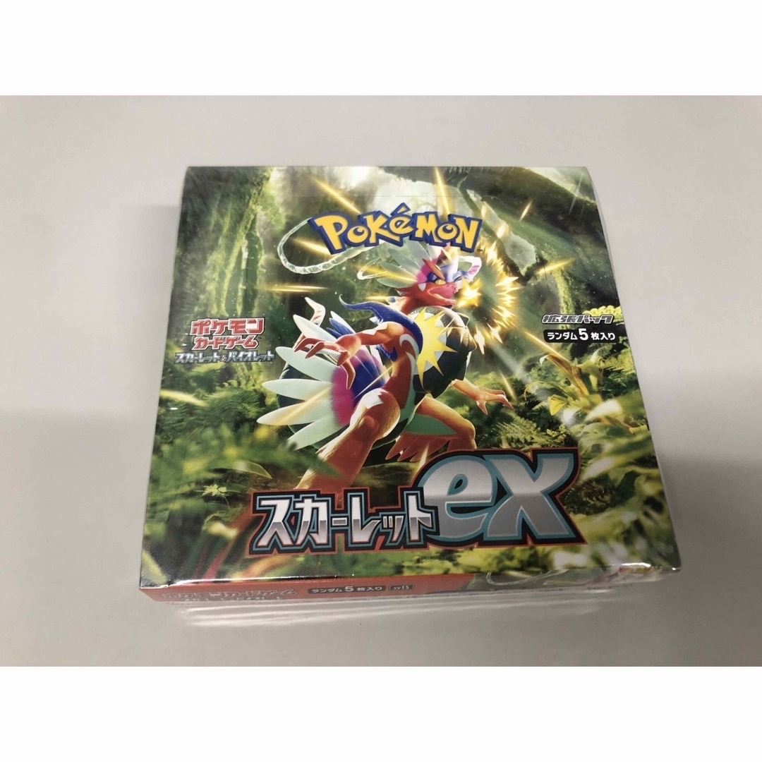 ポケモンカードゲーム　スカーレットex 1BOXシュリンク付きトレーディングカード