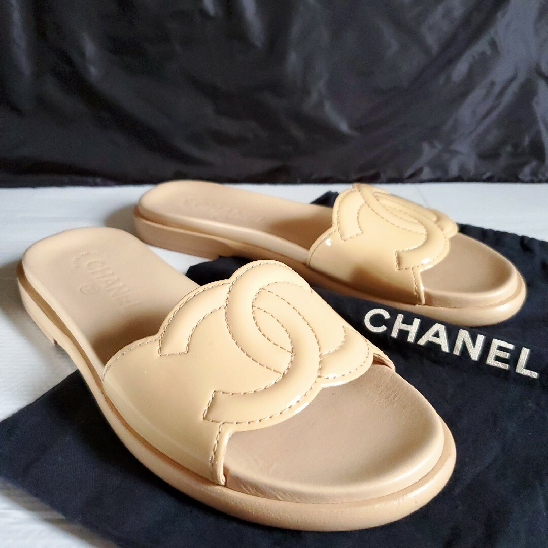 CHANEL シャネル カンボンライン フラット サンダル ミュール スポーツ