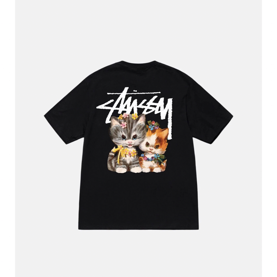 M Stussy Kittens Tee mauve