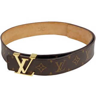 LOUIS VUITTON M9608V LV INITIALES 40MM X 85CM GOLDEN BUCKLE MONOGRAM BELT