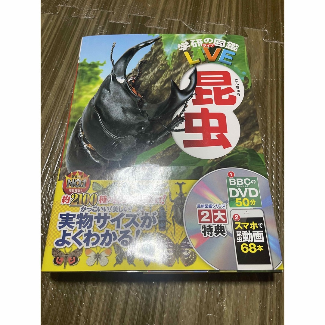 学研(ガッケン)の新品、未使用　昆虫図鑑 エンタメ/ホビーの本(絵本/児童書)の商品写真