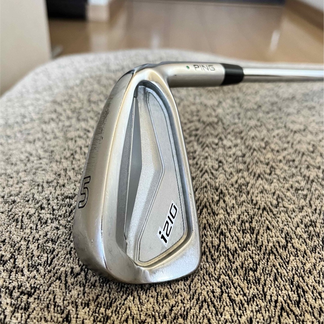 パステルオリーブ 良品PINGピン i210 5番アイアン単品 プロジェクトX