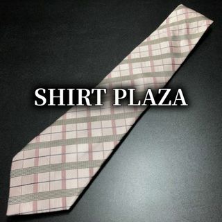 シャツ(shirts)のシャツプラザ チェック ピンク ネクタイ B104-D21(ネクタイ)