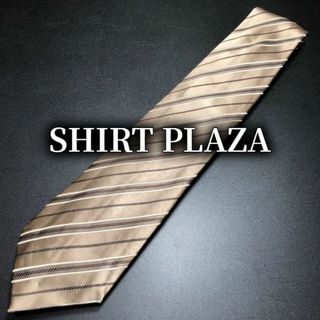 シャツ(shirts)のシャツプラザ レジメンタル ブラウン ネクタイ B104-D22(ネクタイ)