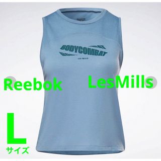 リーボック(Reebok)の中古　リーボック  タンクトップ　Lサイズ　裾上げあり　LesMills(タンクトップ)