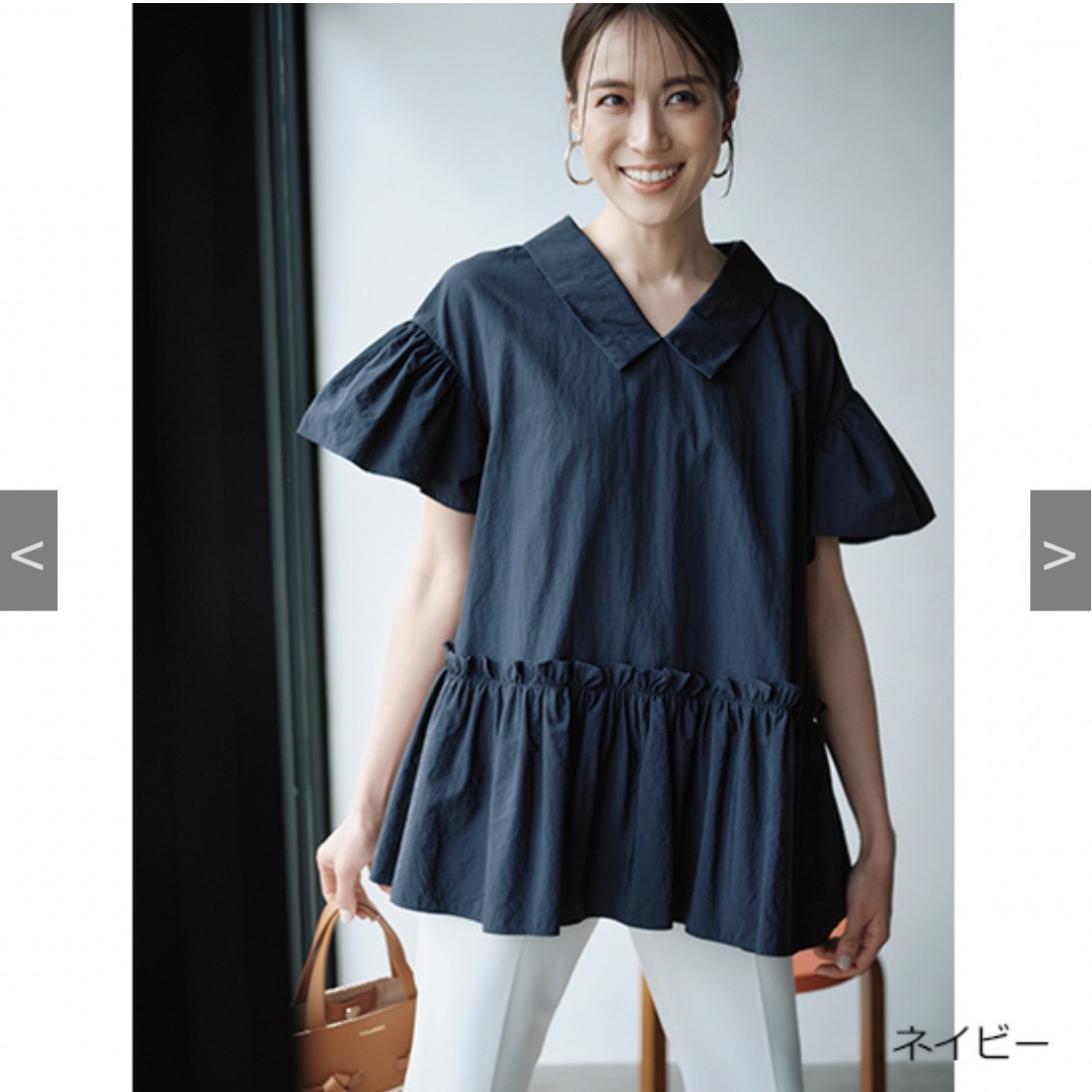 試着のみ UNDER PRETTIES frill tee epine