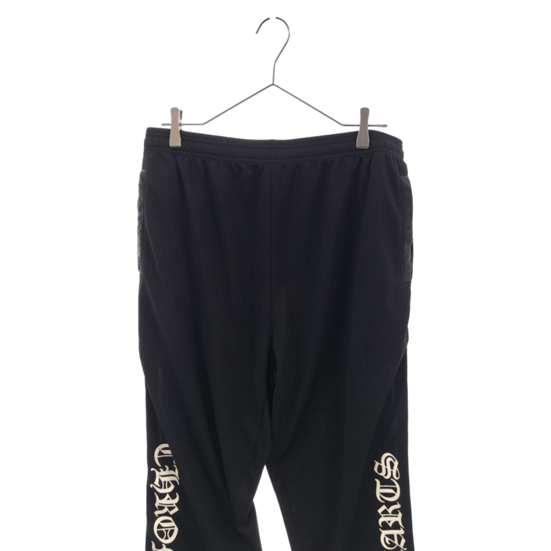 CHROME HEARTS クロムハーツ TRACK PANTS/トラックパンツ サイドクロスボールレザー切替トラックロングパンツ ブラック/ホワイト 2